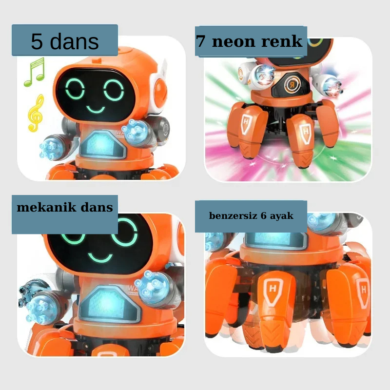 Müzikli Dans Robotu